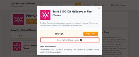 First Choice Discount Code October 2022