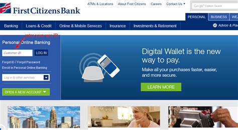 first citizens bank customer login