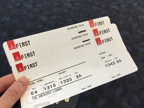 first class airline tickets