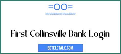 first collinsville bank online login