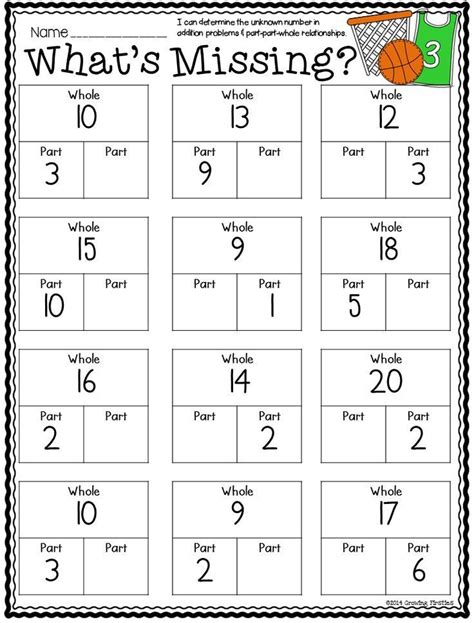 First Grade Math Intervention Worksheets