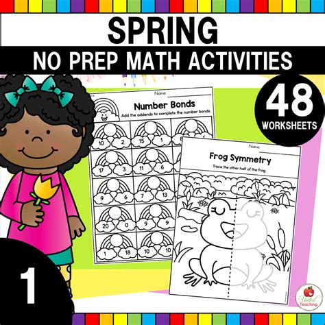 First Grade Spring Worksheet Math