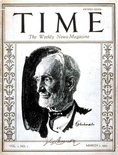 first issue of time magazine