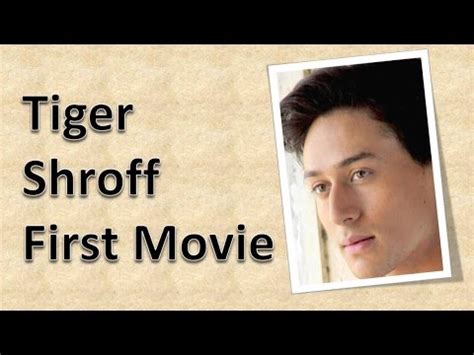 first movie of tiger shroff