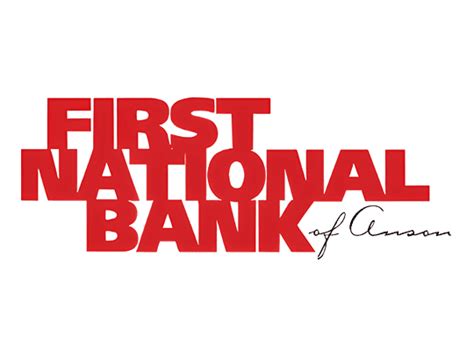 first national bank of anson