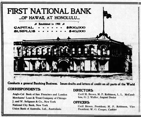 first national bank of hawaii