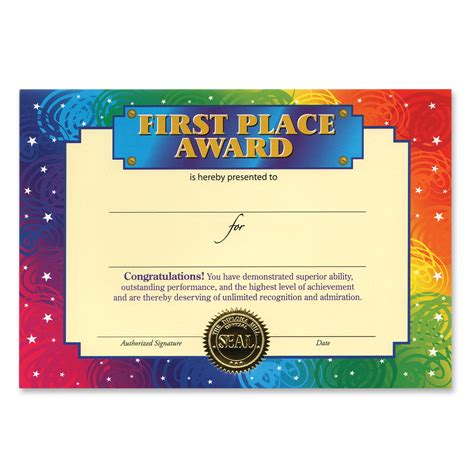 1st Place Certificate An Nasihah Publications