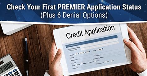 first premier bank card application status