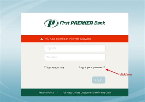 first premier bank loan payment login