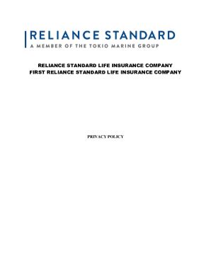 first reliance standard life