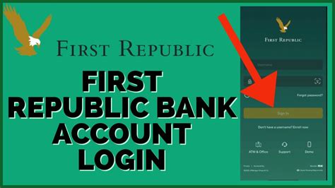 first republic bank login steps
