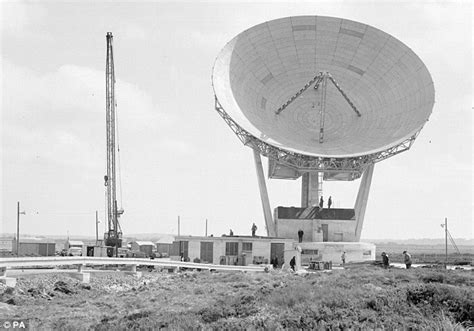 first satellite television signal broadcast