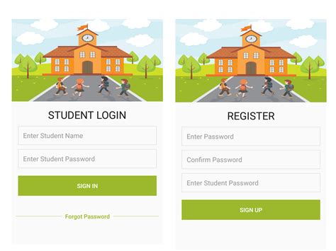 first student log in