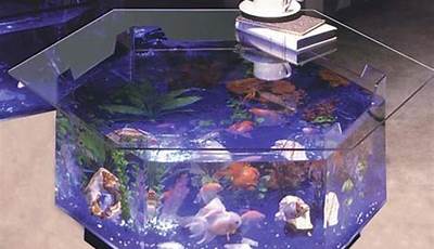 Fish Aquarium Coffee Table