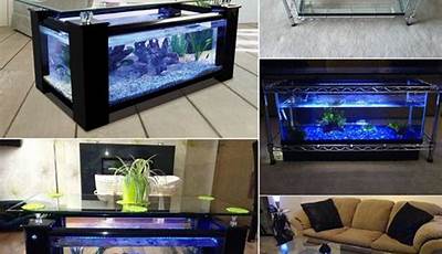 Fish Tank Coffee Table Diy Aquarium