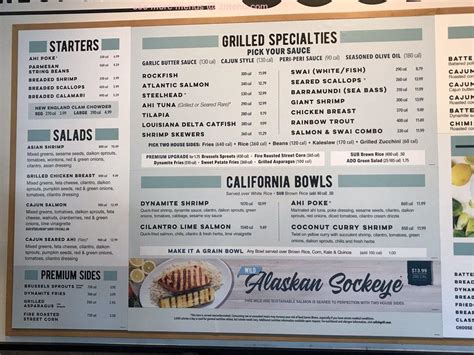 Fish Grill Brea Menu