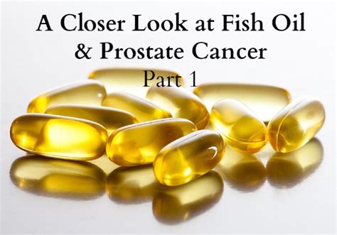 fish oil and prostate cancer link