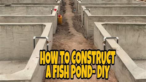 Fish Pond In Construction