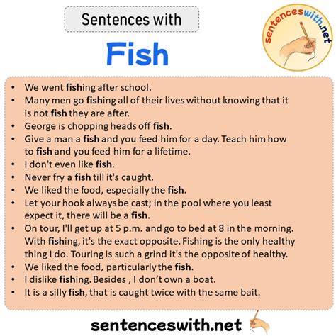 Fish Pot Sentence