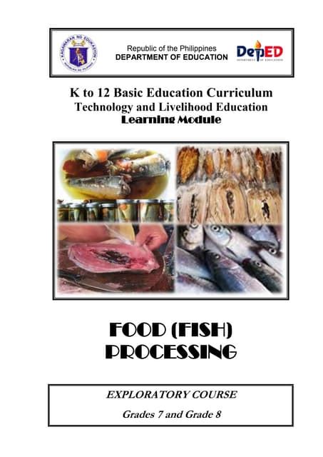 Fish Processing Learning Module
