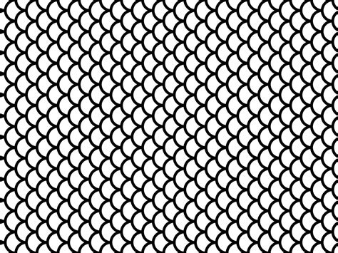 Fish Scale Pattern Vector
