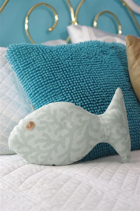 Fish Shaped Pillow Case
