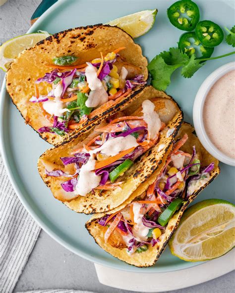 fish tacos with cod loin