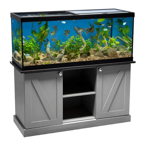fish tank and stand pets at home