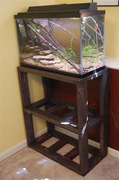 fish tank stand diy