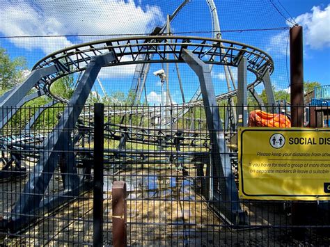Fish Thrown At Roller Coaster