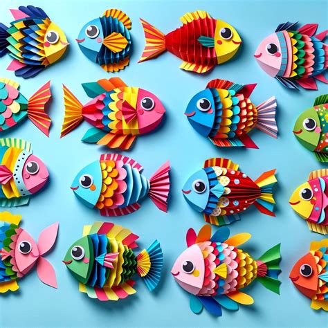 Fish With Craft Paper