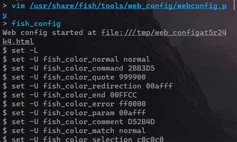 Fish_Config Not Working