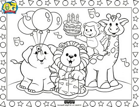 fisher price christmas coloring pages