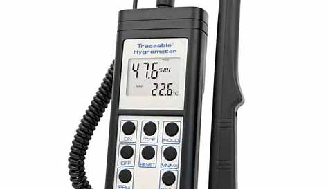 Fisher Scientific Traceable Hygrometer brand™ Certified ™ Digital