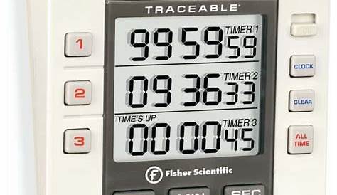 Fisherbrand Traceable Benchtop Timer 100Minute Timer