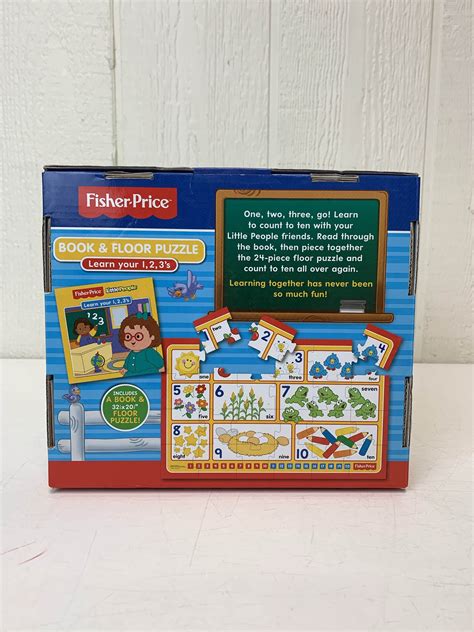 fisher price floor puzzle and book