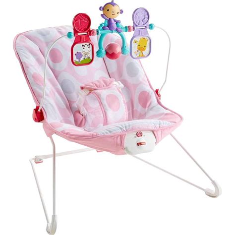 fisher price pink baby bouncer chair