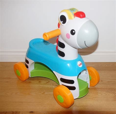 fisher price riding zebra