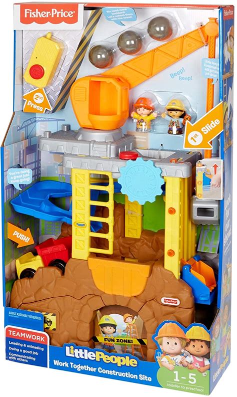 fisher price work together construction site