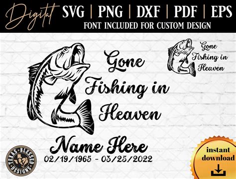 102 Svg Files Fishing In Heaven Svg SVG PNG EPS DXF File