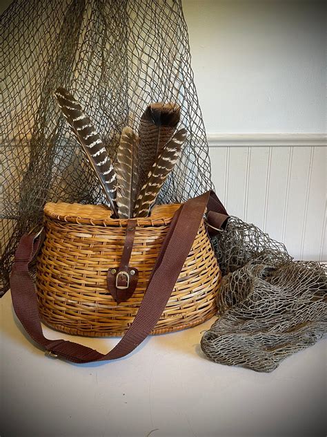 Fishing Basket Decor