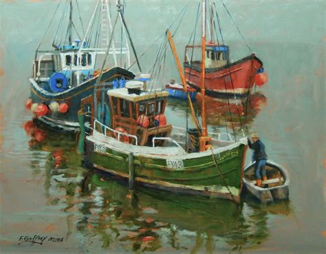 fishing boat painting