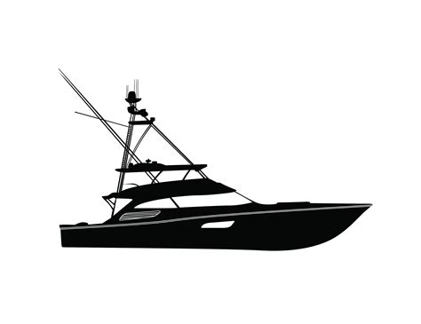 fishing boat silhouette png