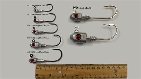 Fishing Jig Head Size Chart