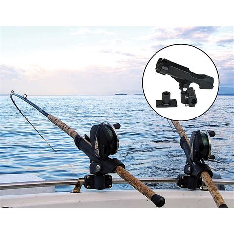 fishing rod holders for boats rail mount