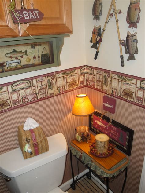 Fishing Theme Bathroom Decor