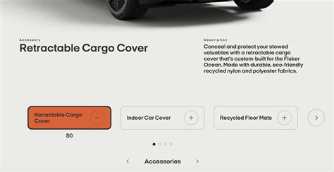 fisker ocean cargo cover