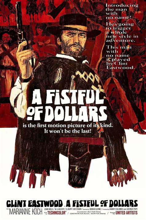 fist full of dollars movie poster
