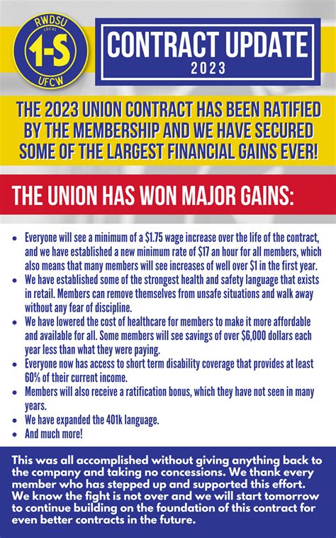 Fit Union Contract