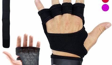 Fitself Fitness Handschuhe Trainingshandschuhe Leder Handgelenkschutz